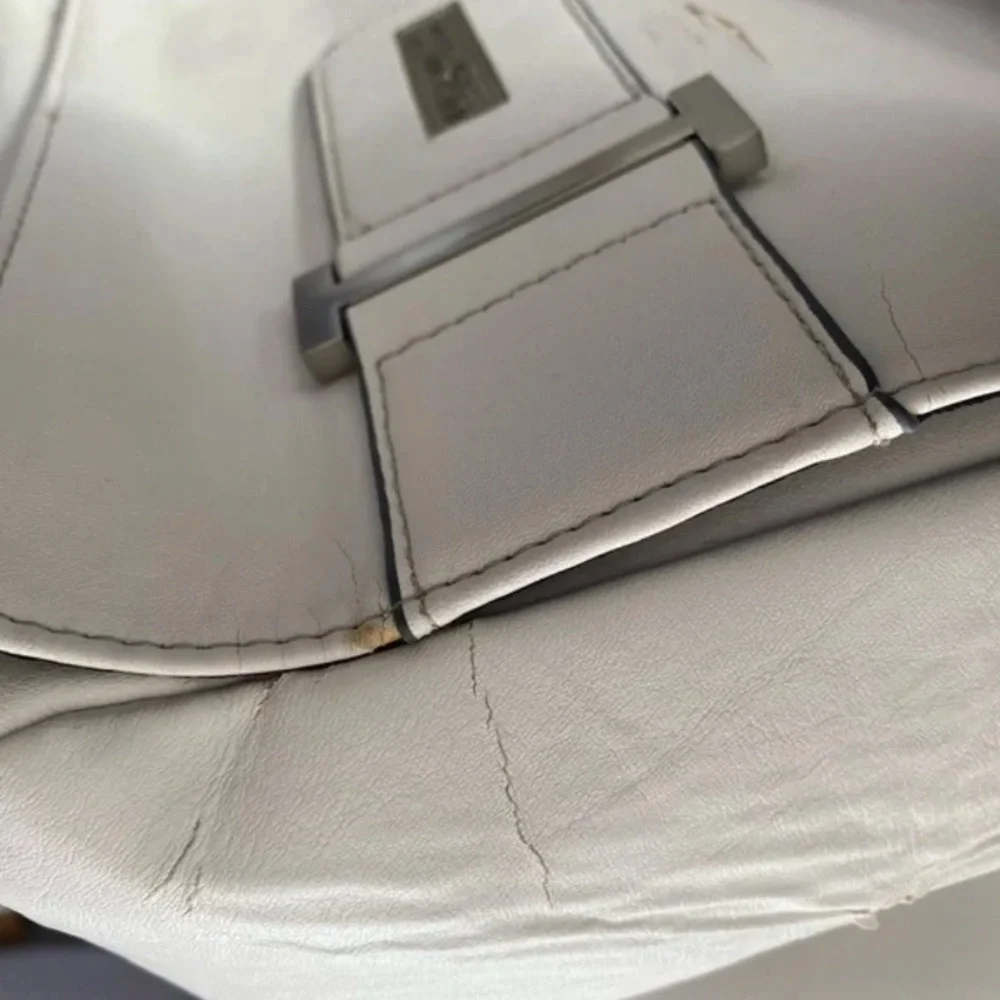 Calvin Klein White Crossbody Messenger Bag